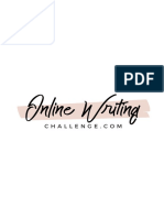Online Writing Challenge Workbook