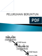 Kuliah Ke-6 Peluruhan Beruntun & Keseimbangan Radioaktif