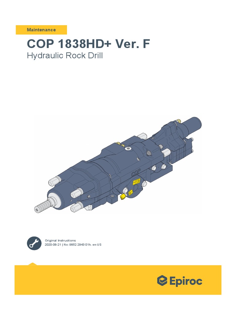 COP 1838HD+ Maintenance Guide | PDF | Screw | Nut (Hardware)