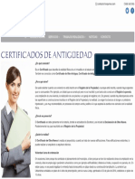 Certificado de Antigüedad y Superficies - Quien Lo Realiza - INFO