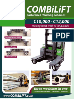 Model specifications C10,000 and C12,000 forklifts