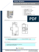 Contador de Energia Digital Monofasico A Funcion Resset 10533355 Techsheetsup