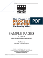 Sample Guide To The Power of Process Auditing