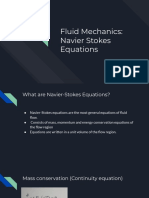 Navier Stokes Equation