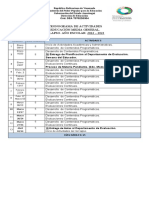 Cronograma de Actividades-II Lapso 22-23