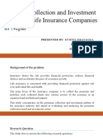Premium Collection and Investment Pattern of Life Insurance (Thesis)
