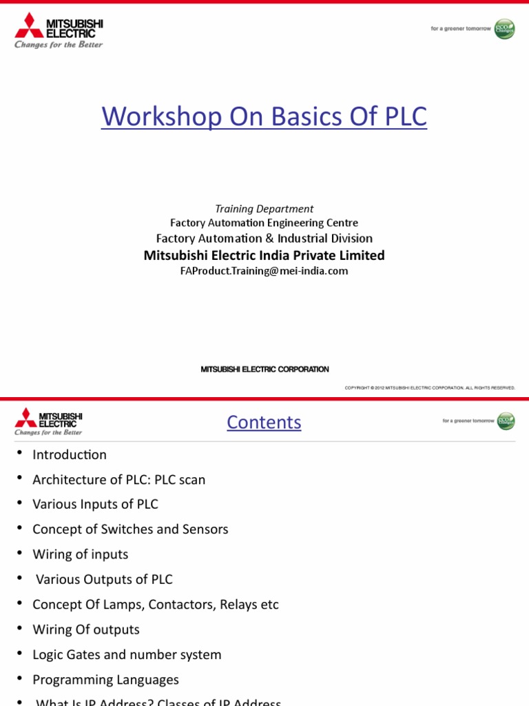 Basic PLC | PDF | Programmable Logic Controller | Logic Gate
