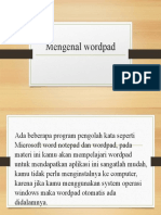 Mengenal Wordpad Kelas 1