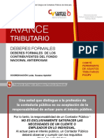 Presentacion Avance Tributario FOND ANTIDROGAS