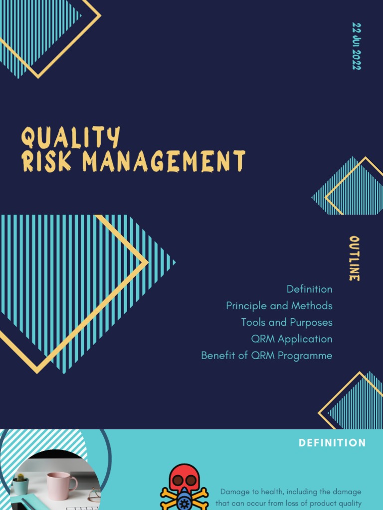 Quality Risk Management Overview | PDF | Risk Management | Risk