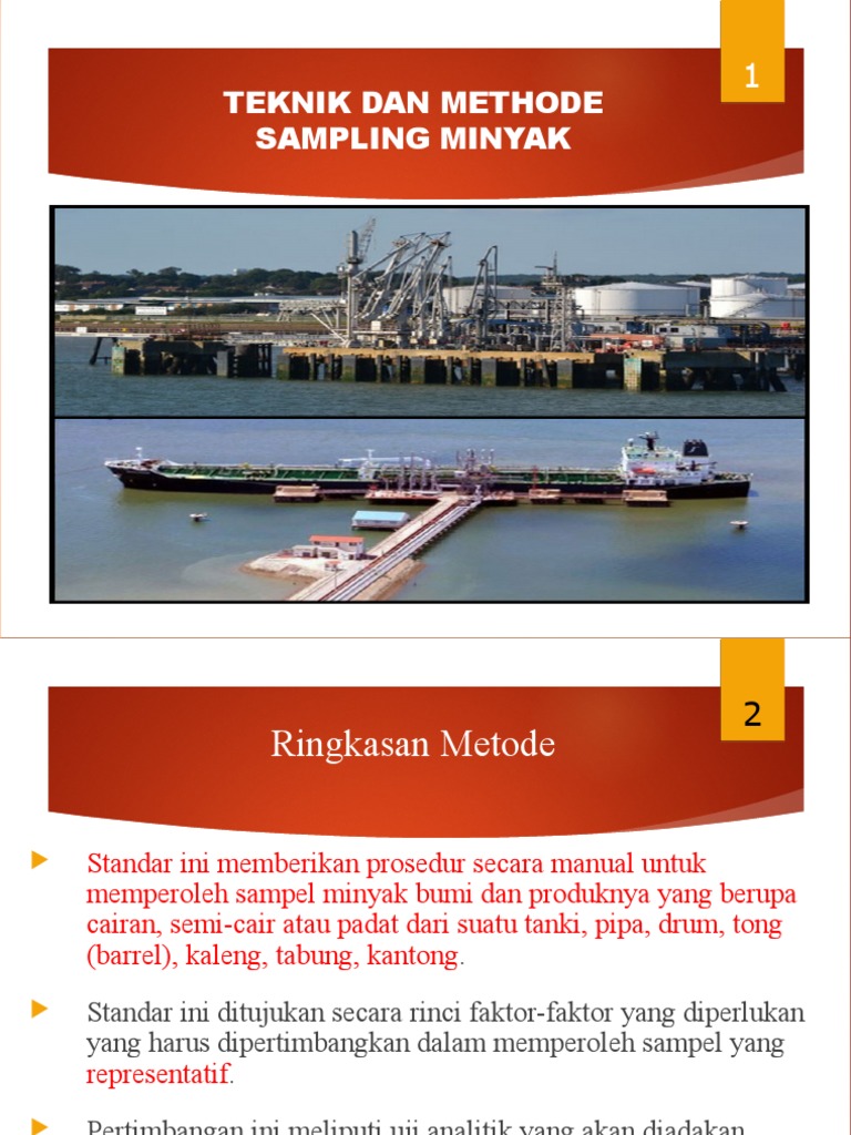 Metode Sampling Minyak ASTM D4057 | PDF