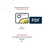 Template Proposal Kegiatan