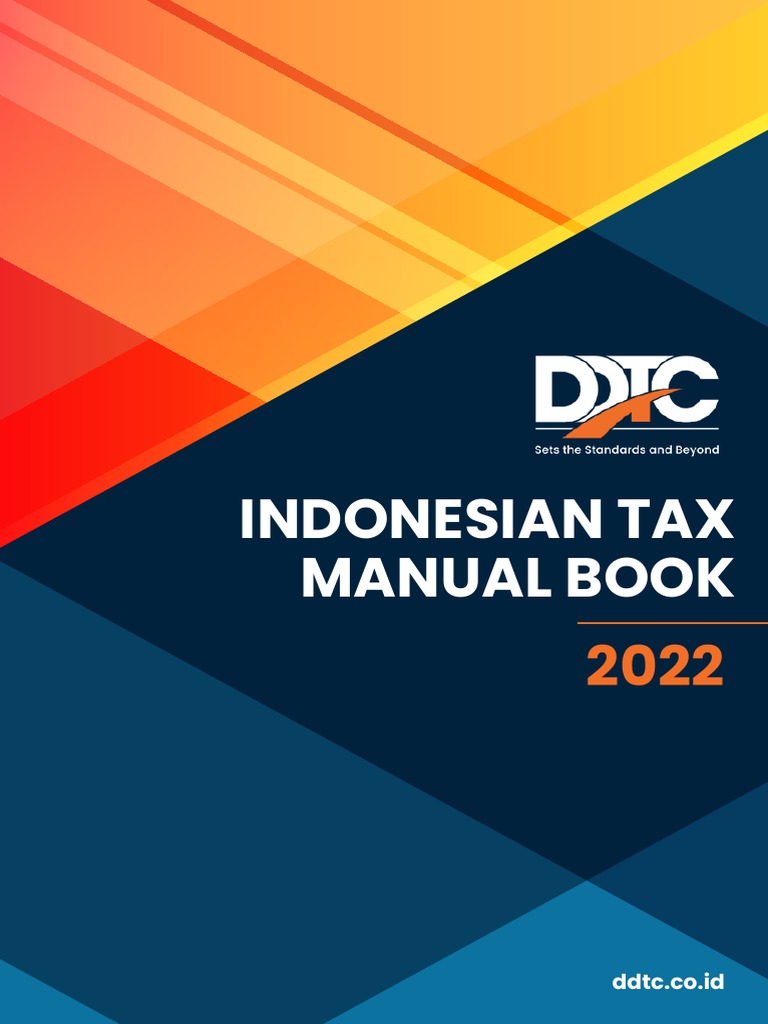 Indonesian Tax Manual Book 2022 Pdf Taxes Depreciation
