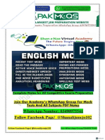 Pakmcqs English
