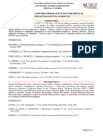 ANEXO IV - Conteúdos Programáticos e Referências