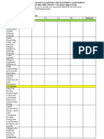 SAMPLE LEARNERS DEVELOPMENT ASSESSMENT