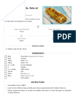 CHOU KALE Cake Au Chou Kale, Feta Et Chorizo - Quelques Grammes de Gourmandise