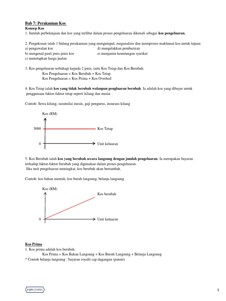 Nota P. Akaun T5 - Bab 7 KSSM | PDF