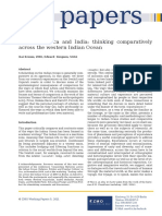Between Africa and India Thinking Comparatively Across The Western Indian Ocean