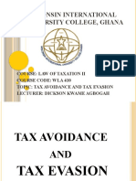 Tax Avoidance and Tax Evasion-2