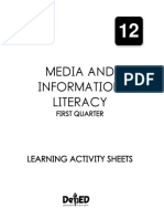 Media and Information Literacy LAS Quarter 1