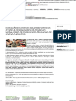 SED - Secretaria de Estado Da Educação - Educação de Jovens e Adultos