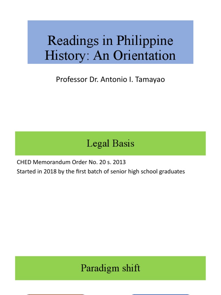 Primary Sources in Philippine History | PDF | Primary Sources | Teachers