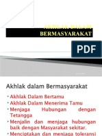 Akhlak Dalam Bermasyarakat