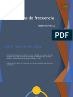 Tablas de Frecuencia