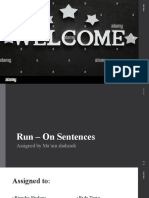 Run - On Sentences