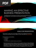 5 Making An Effective Business Presentation