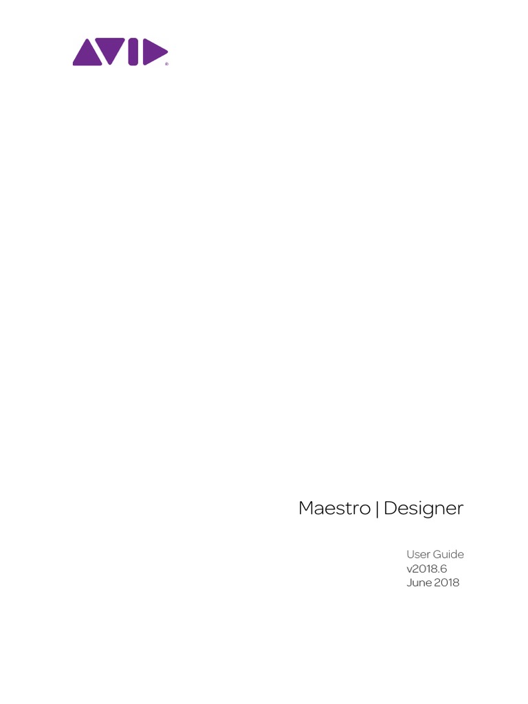 Maestro Designer User Guide | PDF