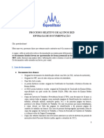 (ENEM) de Instruções para Envio de Documentos