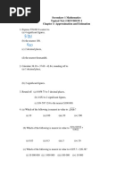 Estimation and Approximation Worksheet | PDF | Significant Figures ...