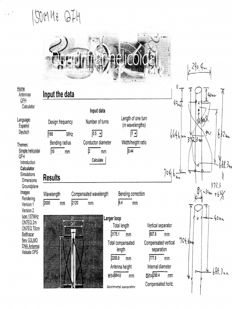 QFH Antenna Design Note | PDF