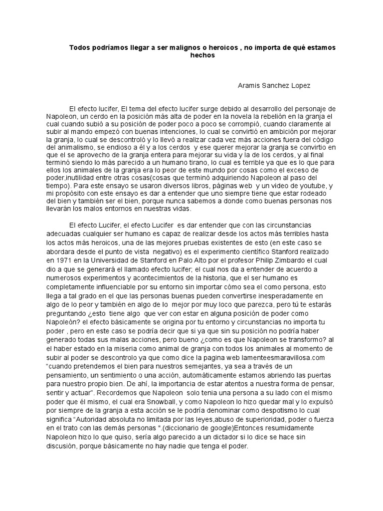 Ensayo Literario | PDF | Experimentar