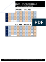 DFDS MANTENIMIENTO, Dover-Calais Refit 30th Jan - 24th March 2023