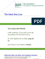 Lec 10 - The Ideal Gas Law and Kinetic Theory