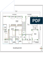 Residential Floor Plan Layout with Dimensions