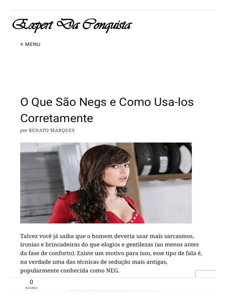 O Que São Negs e Como Usa-Los Corretamente | PDF | Emoções | Tempo