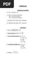 FORMULAS