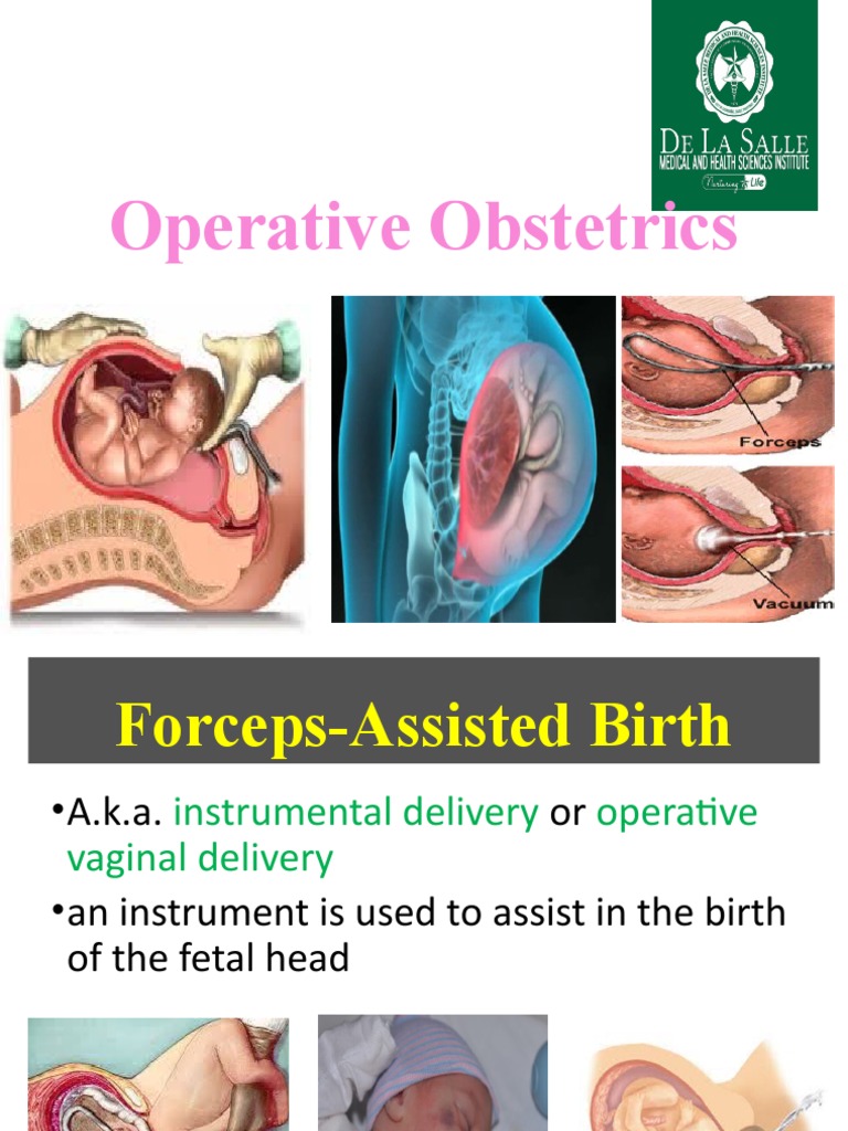 Operative obstetrics part 2 forceps assisted to vbac w notes pdf