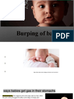 Burping of Baby