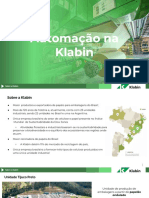 Klabin automação processo