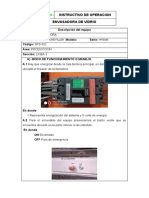 Manual Llenadora de Vidrio