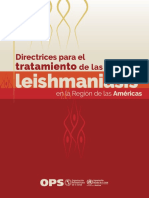 Directrices para El Tratamiento de Las Leishmaniasis en La Region Segunda Edicion