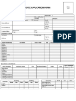 Glovis Application Form