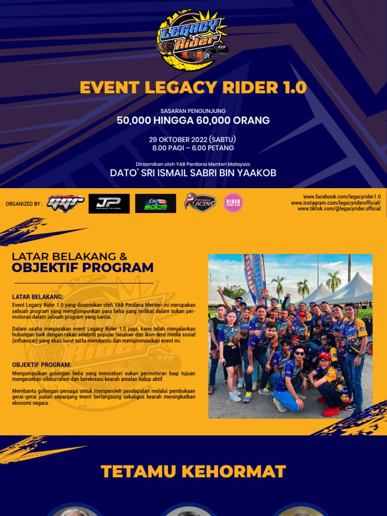 Event Legacy Rider 1.0 di MAEPS | PDF