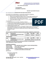 Cotización Calibrador Mitutoyo Transvoltec