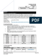 WINTER 2023 Course Outline: ENME 479 Mechanics of Deformable Bodies II